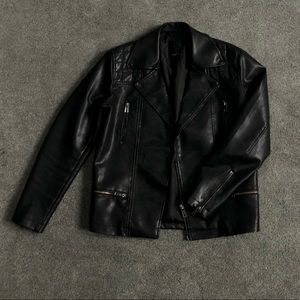Black leather jacket, (New Look)